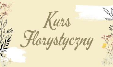 Plakat konkursu florystycznego