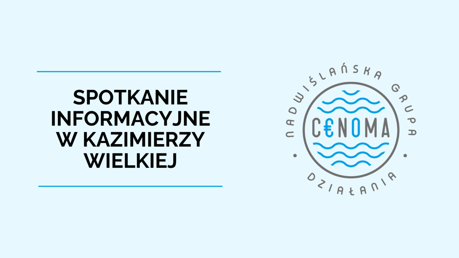 Obrazek wyróżniający "spotkanie informacyjne w Kazimierzy Wielkiej"