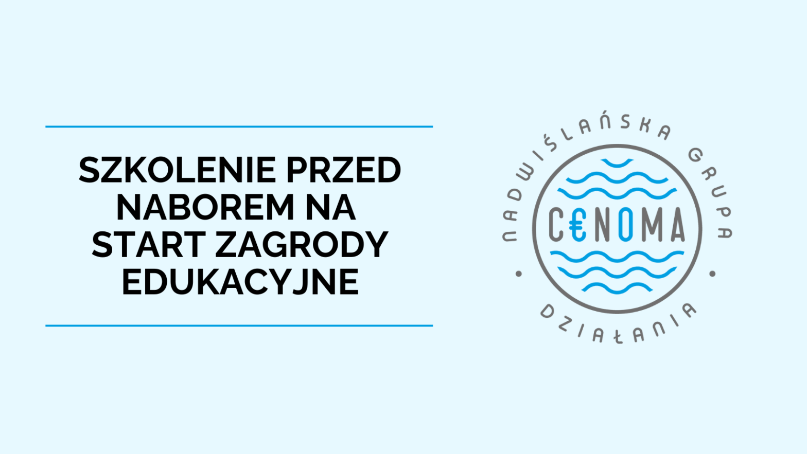 obrazek wyróżniający "szkolenie przed naborem na start zagrody edukacyjne"